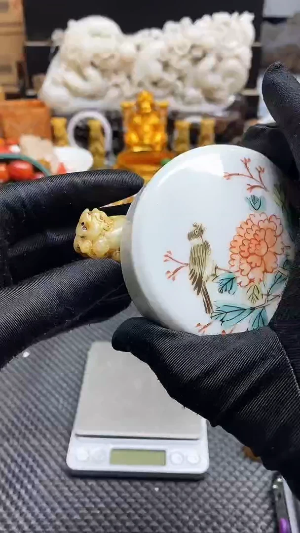 【闪购商品】瓷片瓷片瓷器 摆件1个