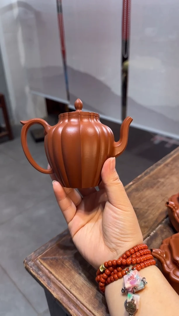 茶壶紫砂大*哥筋纹水仙宫灯