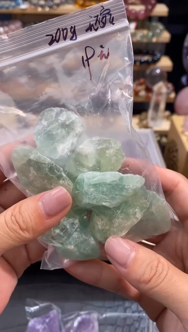 水晶手链未镶嵌绿萤石扩香石没有碗约200g多样性发一