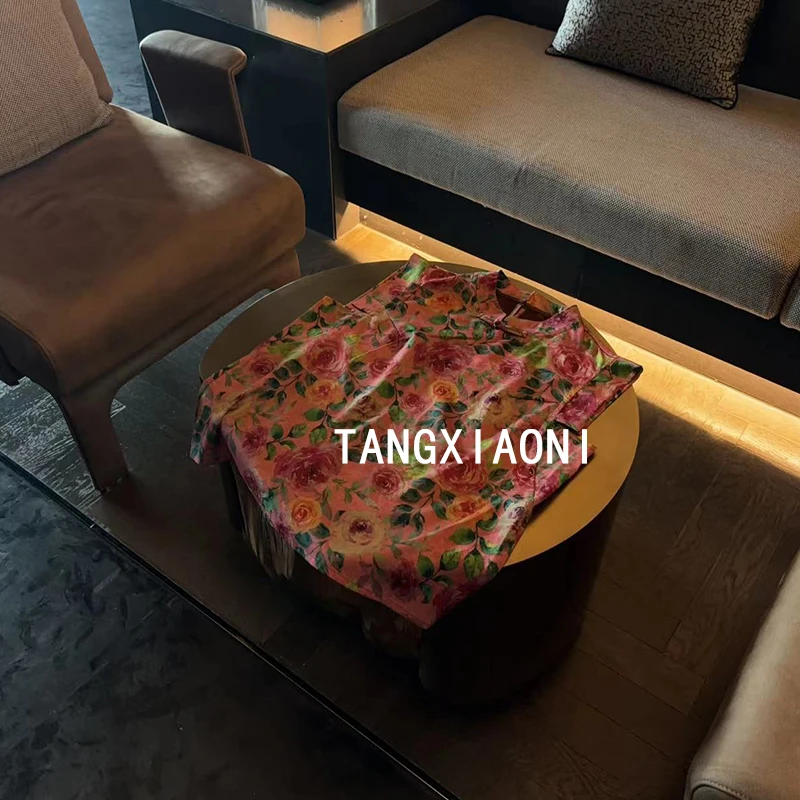 订单出【油画月季】飞飞绣 上衣