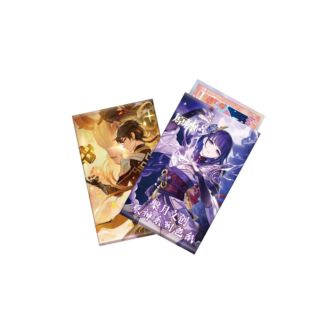 【新品 浮浮】槃月文创-原神色纸第1弹 收藏卡牌盲盒（默认代拆）