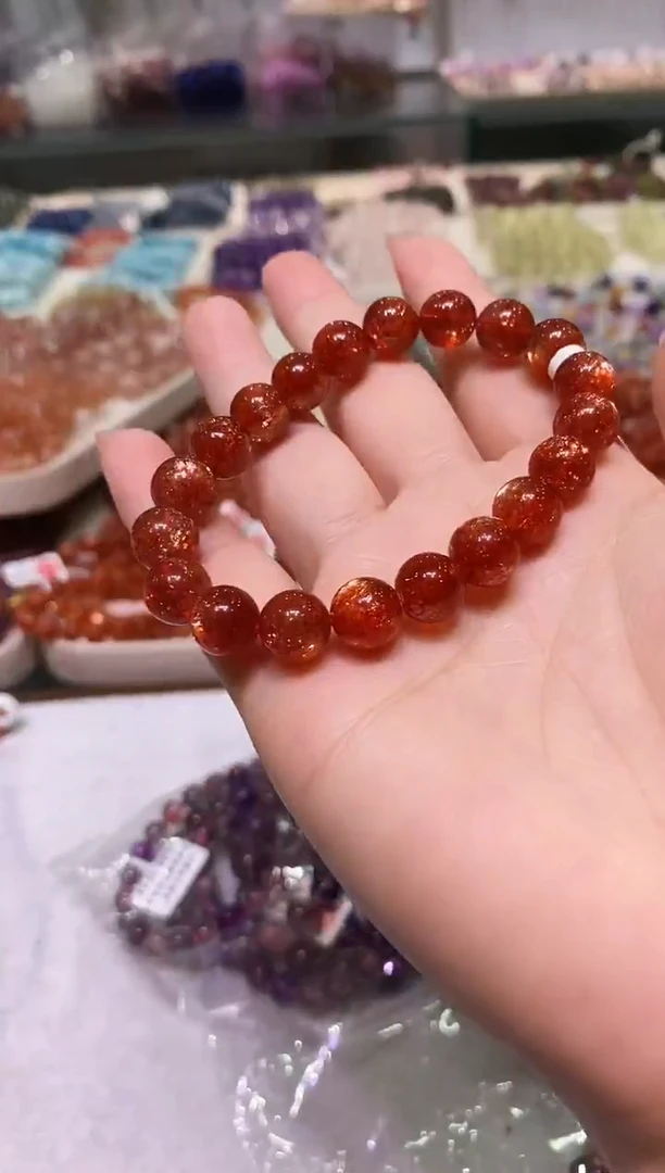 未镶嵌手链长石多样性发其一金太阳9.5+