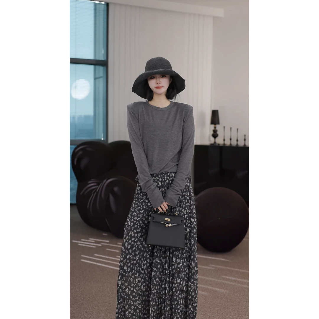 卢尚原创碎花半裙8820