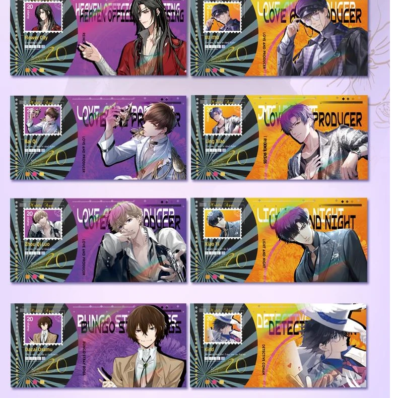 易卡动漫票根【咒术文豪，柯南、蓝锁、原神、国乙】