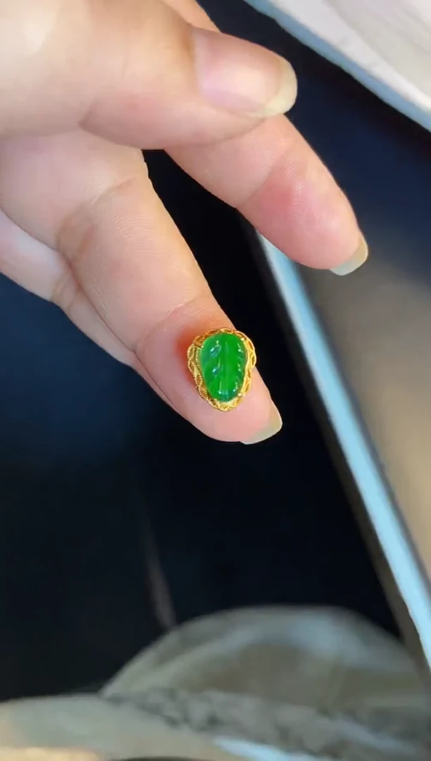 吊坠(不含链)银S925镶嵌翡翠1