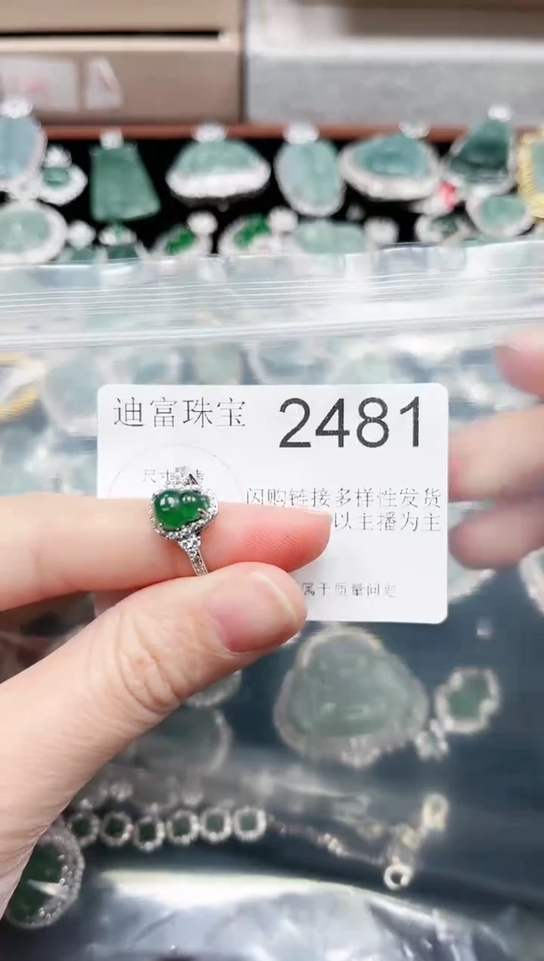 【闪购商品】翡翠颈饰未镶嵌2481赠皮绳