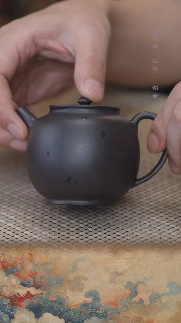 茶壶紫砂古渡乌泥宫灯