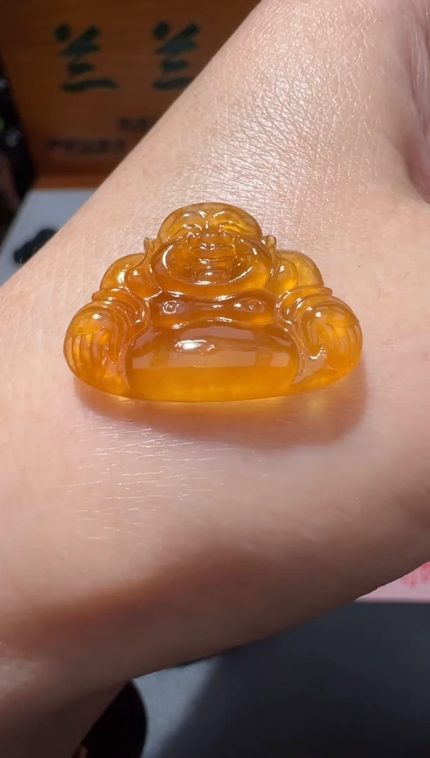 【闪购商品】定制翡翠未镶嵌16.4*20.3*2.7佛公