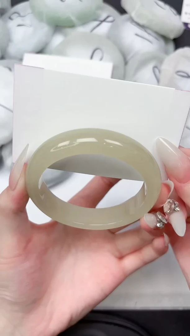 未镶嵌手镯石英质玉324-58