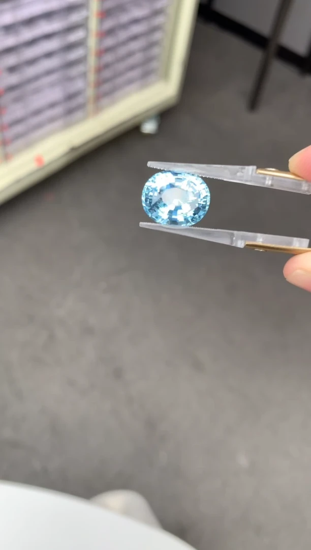 裸石海蓝宝石9.8ct海蓝宝 定制 GE