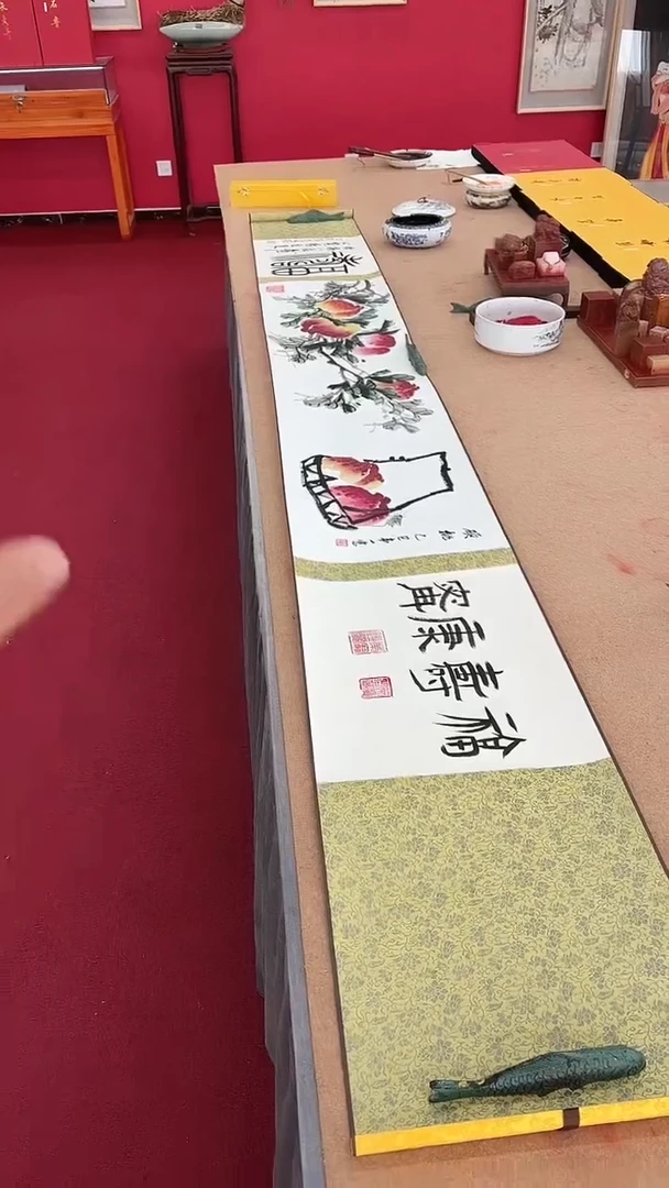 书法3米长卷合作