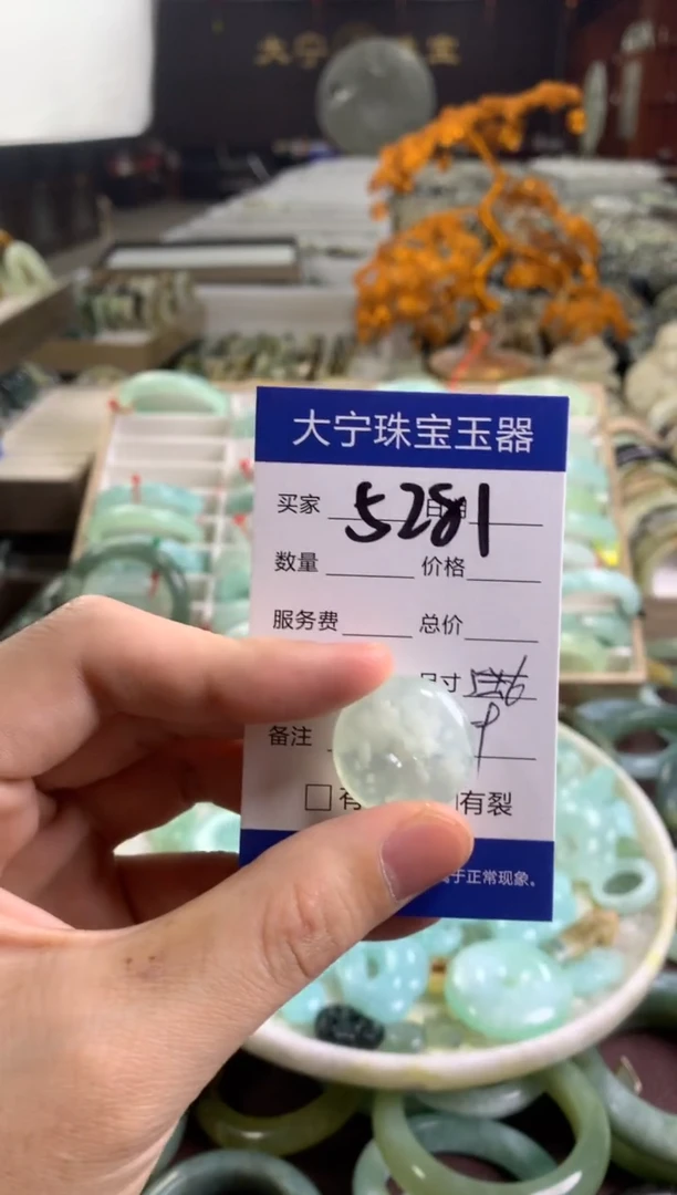 蛇纹石玉未镶嵌颈饰5281