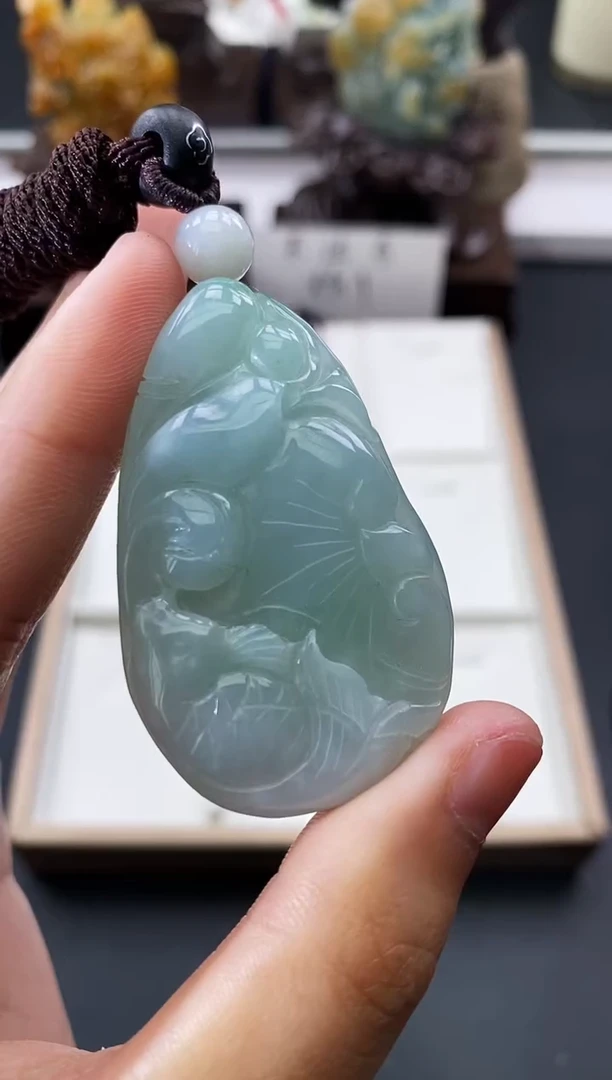 颈饰未镶嵌翡翠天然缅甸A货翡翠