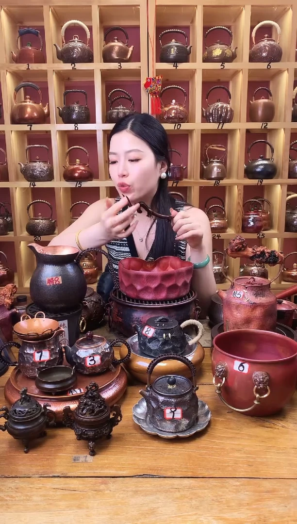 茶具羊头龙身壶叉