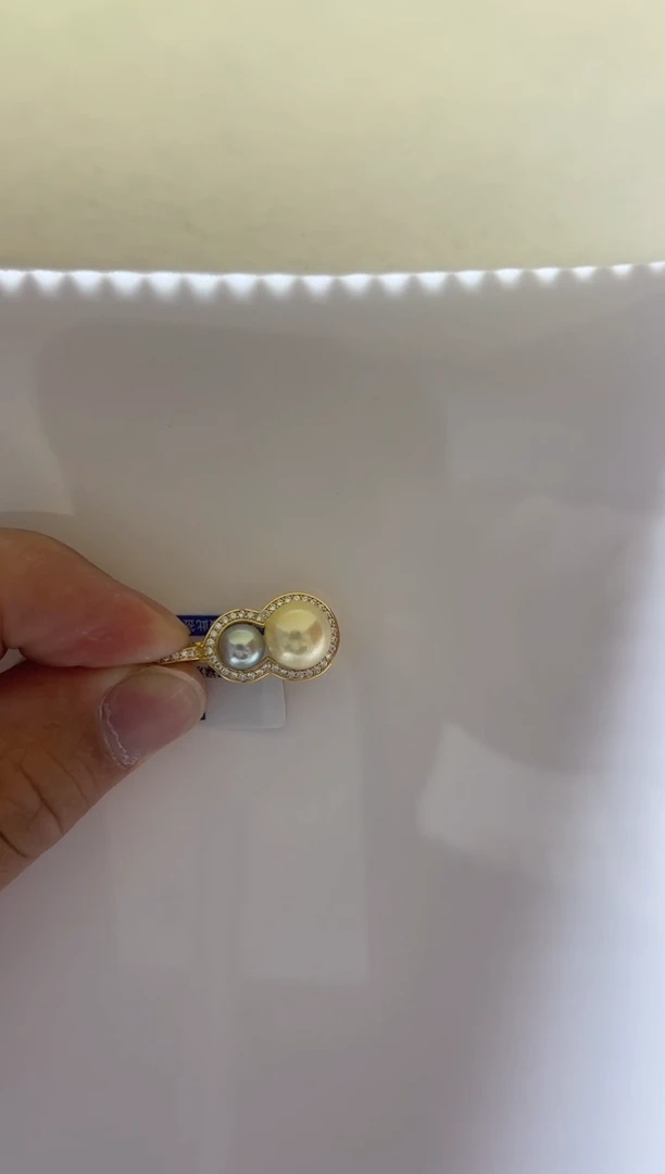 海水珍珠银S925镶嵌颈饰清货