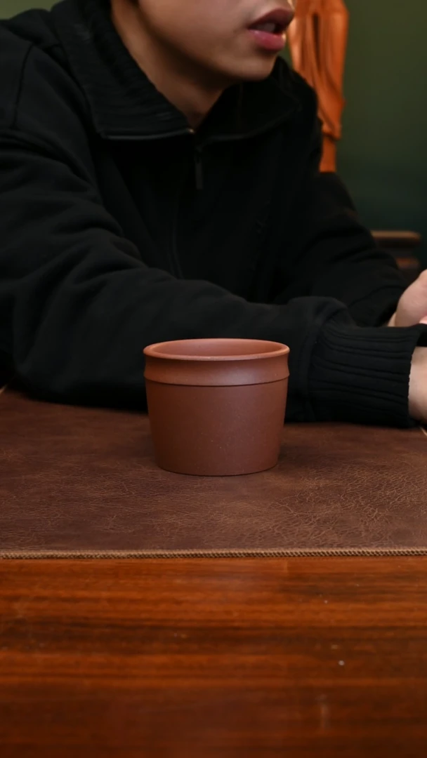 【闪购商品】紫砂茶壶四井紫泥魁首杯180cc