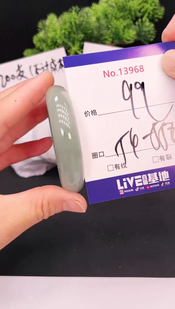 未镶嵌手镯翡翠13968