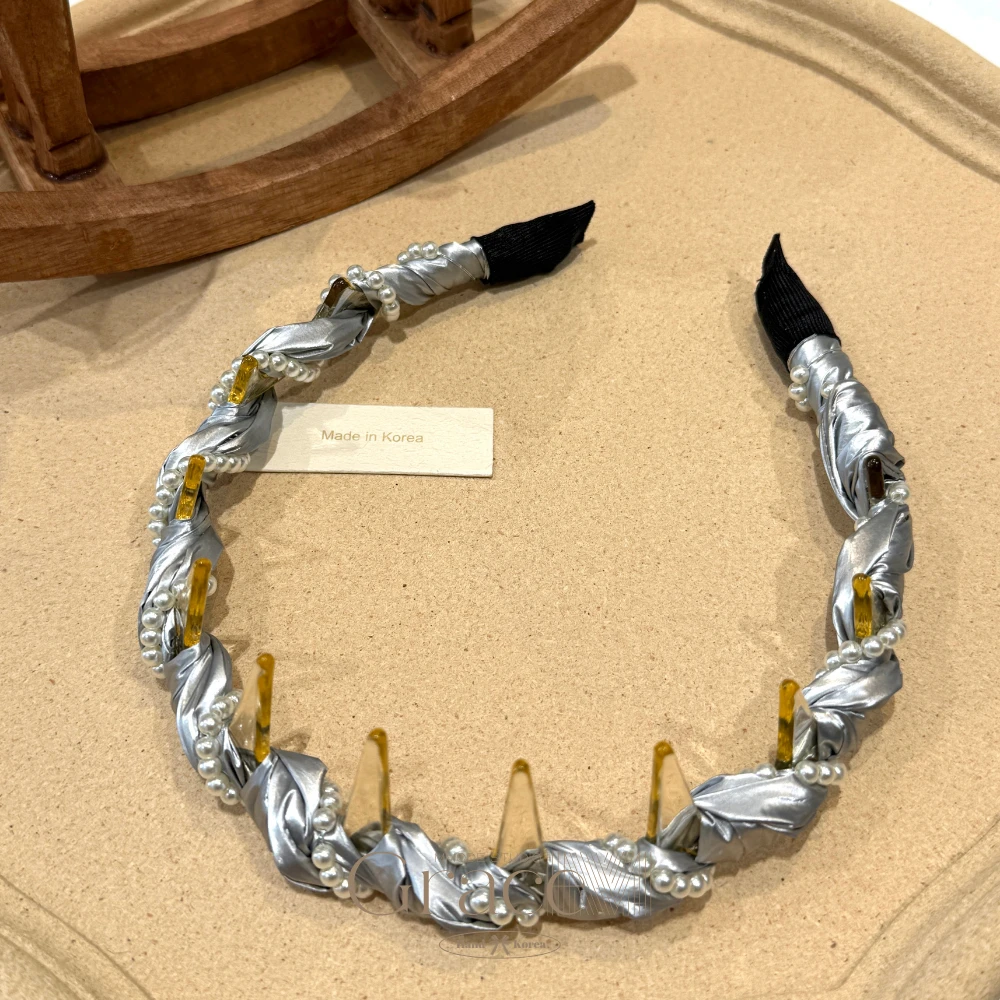 「ins博主系列-银光」韩国25盛夏百搭高颅顶百搭发箍