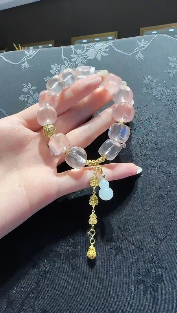 【闪购商品】水晶手串未镶嵌水晶方糖手串设计款