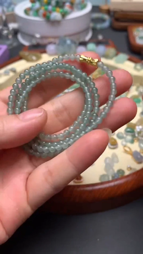【闪购商品】翡翠手串未镶嵌翡翠珠珠长串