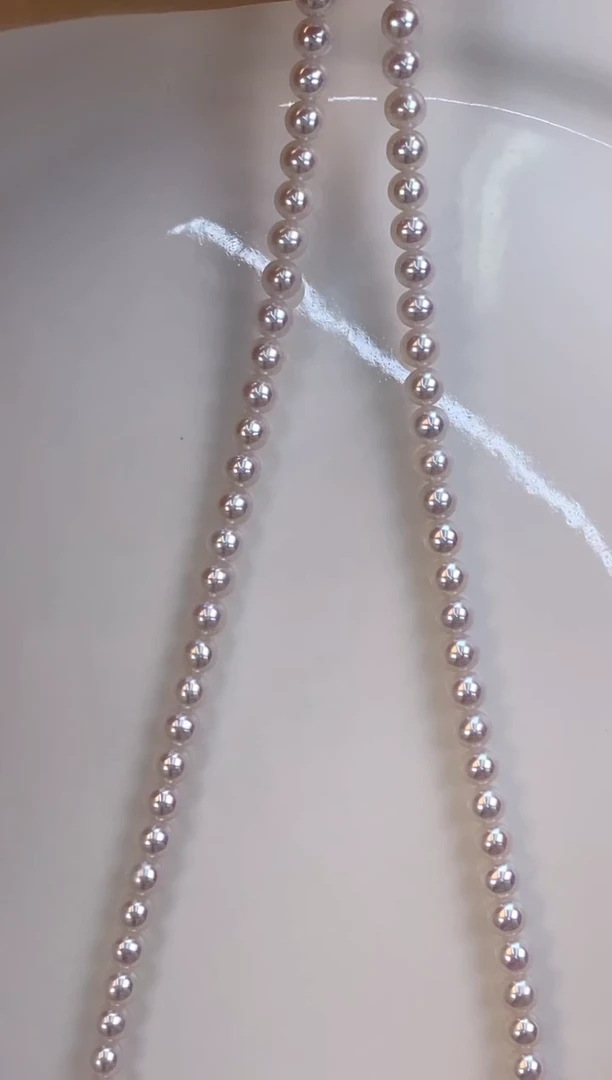 项链14K金镶嵌淡水珍珠4