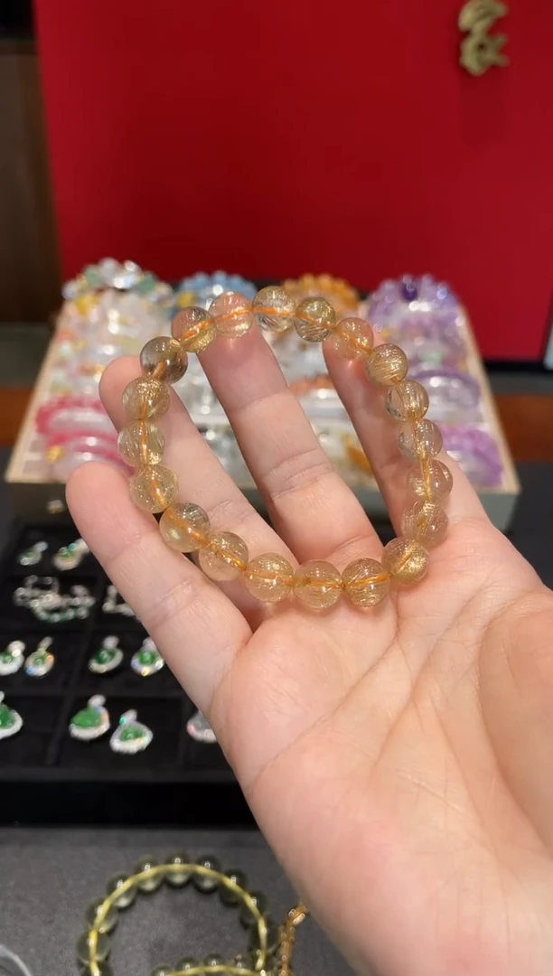 颈饰未镶嵌发晶手串