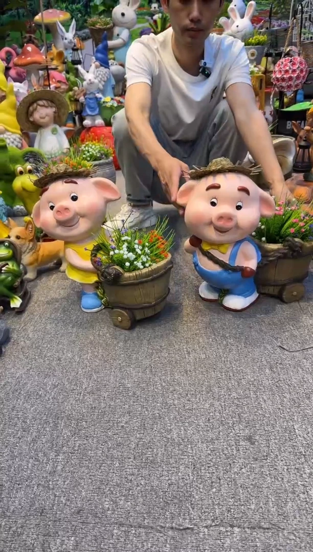 无花朵花园庭院摆件&002&