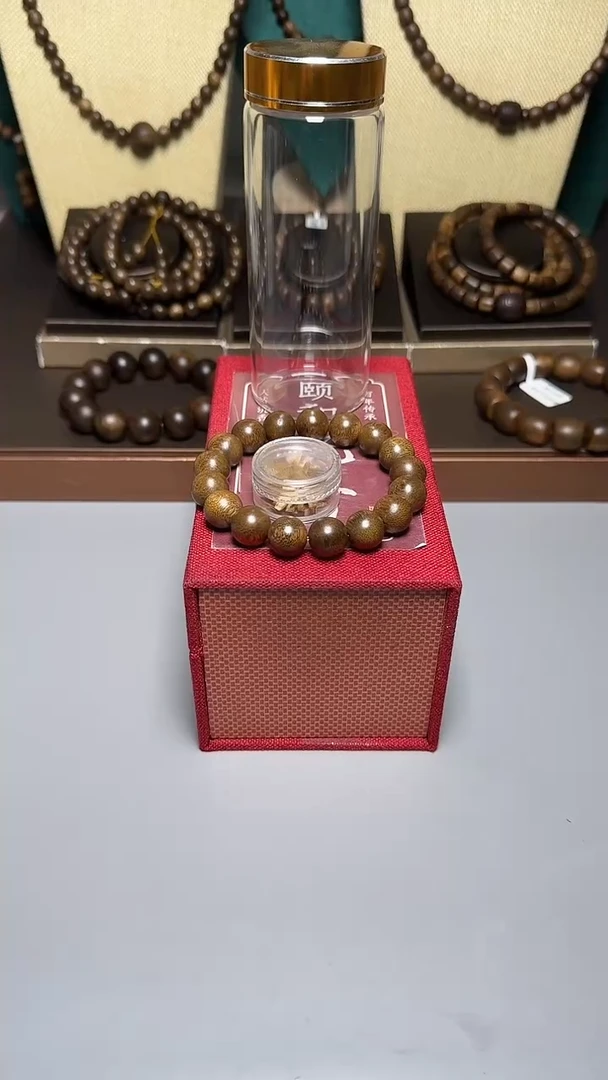 沉香芽庄黄奇1.2圆珠单圈