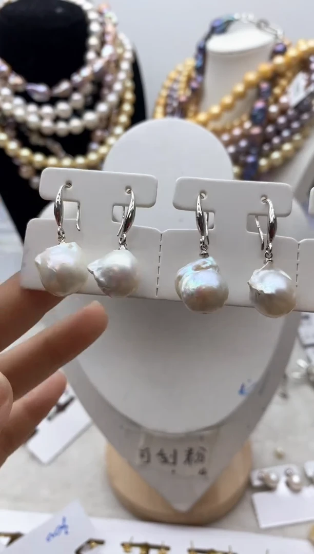 【闪购商品】淡水珍珠颈饰钛钢35