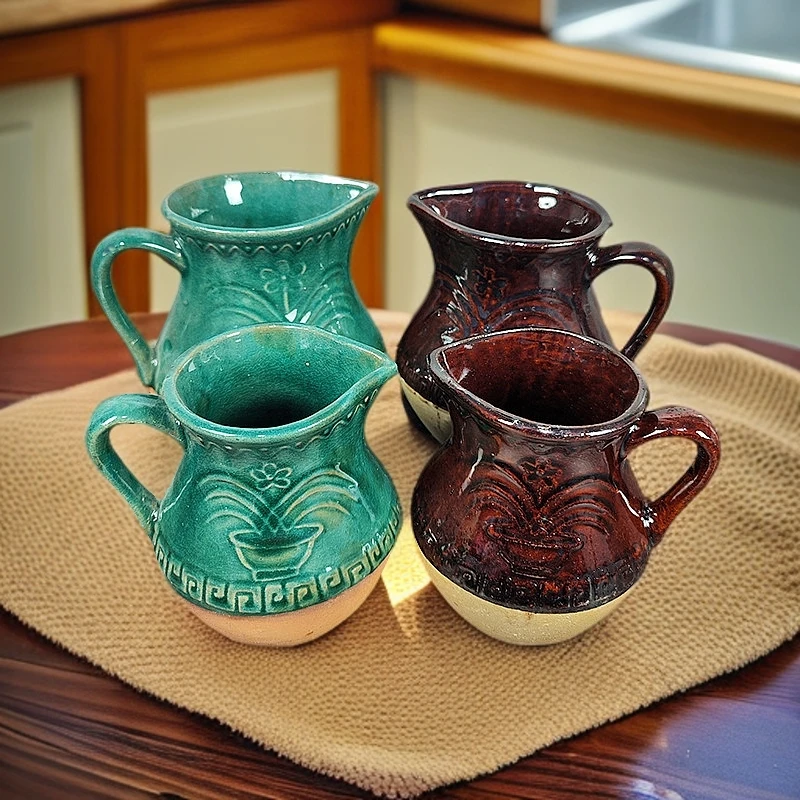 家用陶瓷黑砂瓦罐炖粥罐土陶炖盅药罐砂锅瓦罐焖罐煨罐茶壶油壶