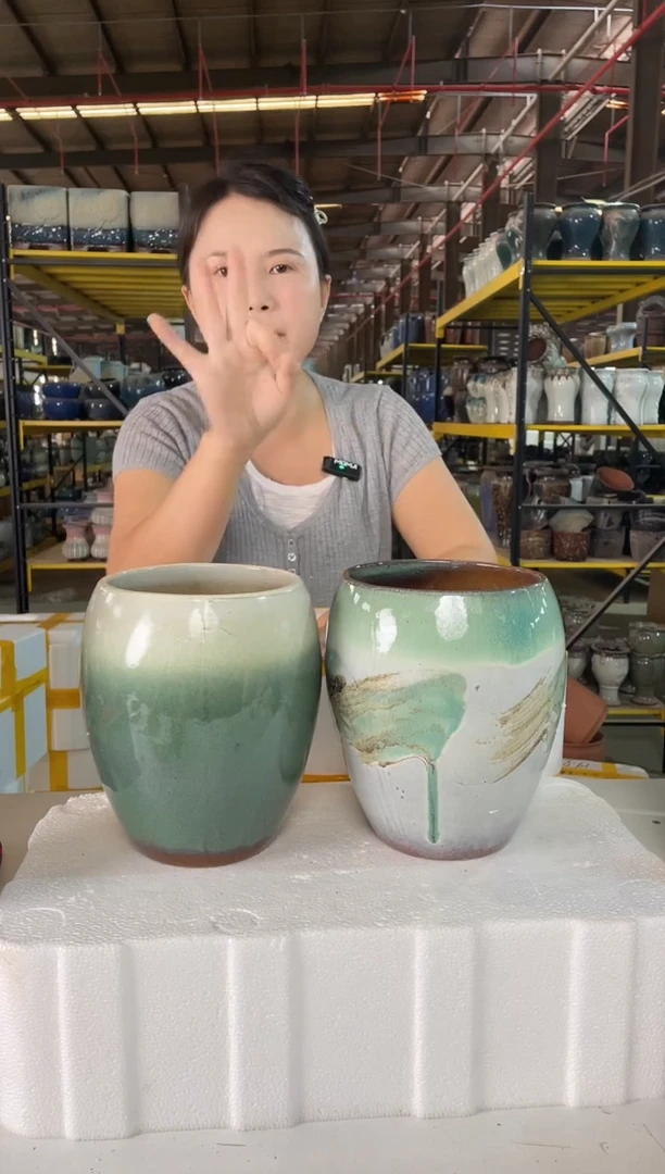 宜兴紫砂粗陶花盆盆