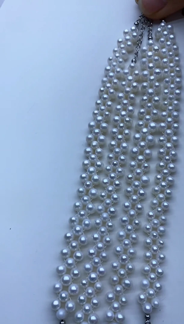 未镶嵌手链淡水珍珠手链多样性发其一
