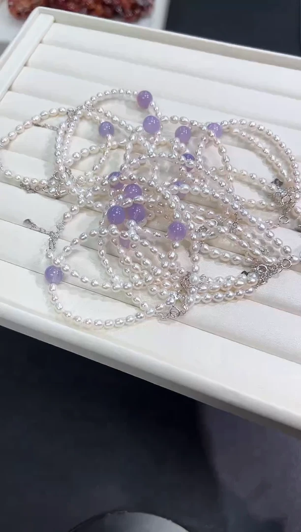 【闪购商品】淡水珍珠手串未镶嵌1l多样性发其一/1条默认微瑕