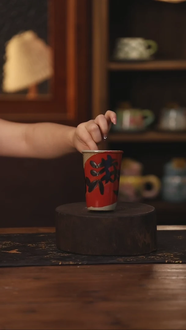 陶瓷景德镇高温釉下手绘陶瓷208