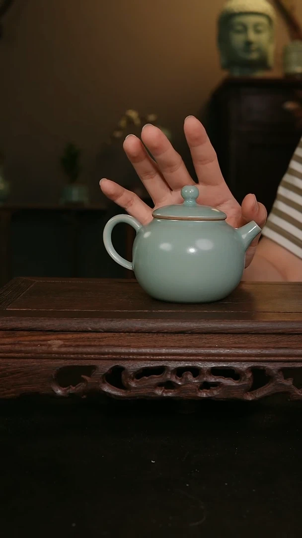 其他仿古手工军绿苹果壶