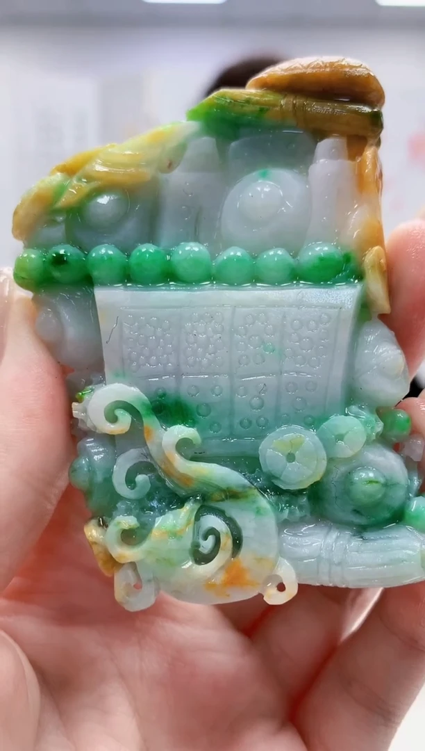 未镶嵌定制翡翠4829jw-毛货挂件79