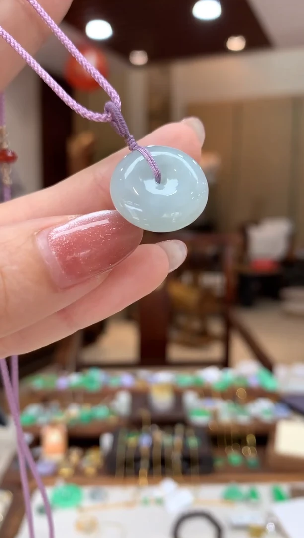 翡翠未镶嵌吊坠(不含链)平安扣