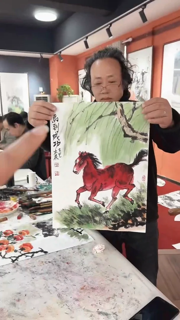 国画李火庆/国画/花鸟