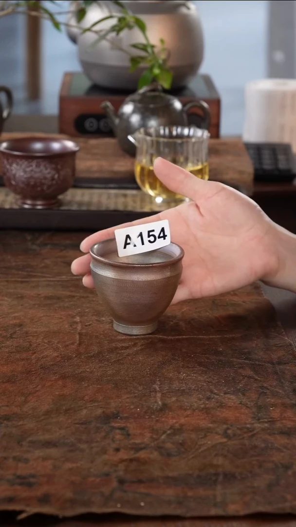 广西钦州坭兴陶纯手工纯柴烧杯闻香杯