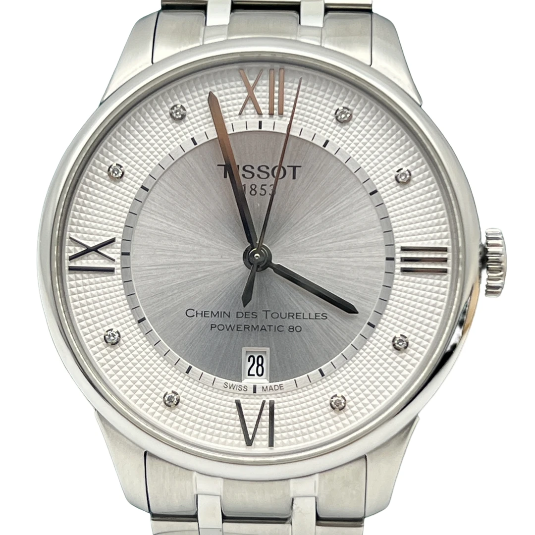 99新 Tissot/天梭 杜鲁尔/臻耀/男士机械白盘/T099/公价7500/42MM