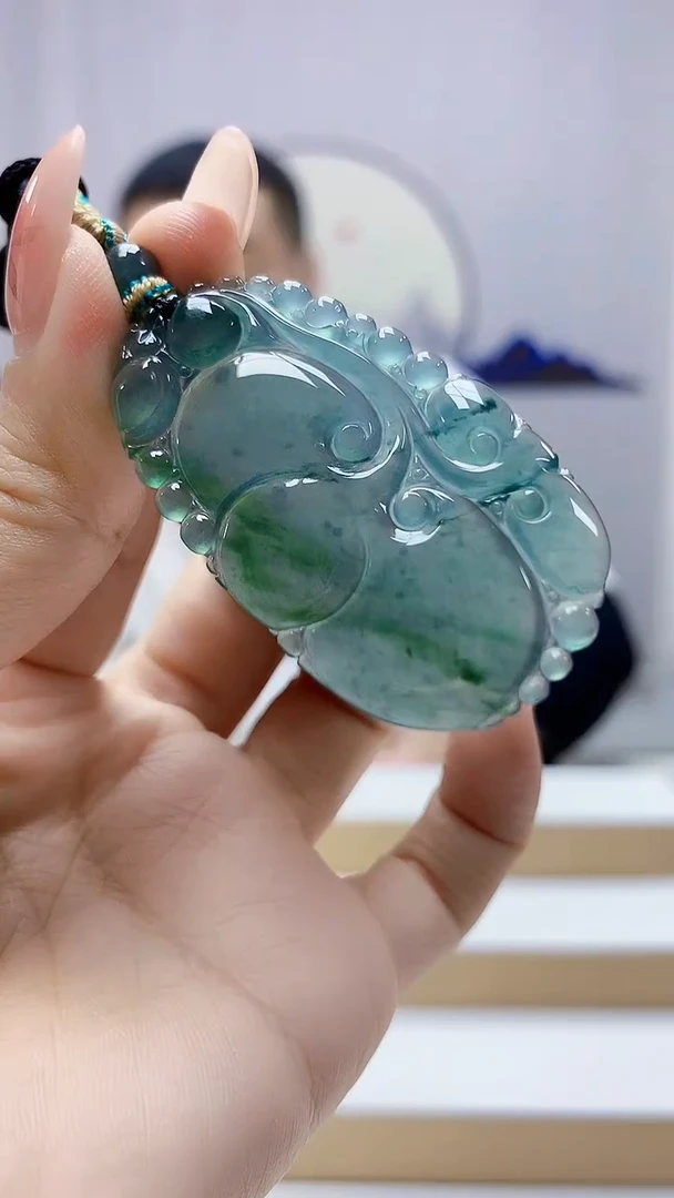 未镶嵌定制翡翠4898ty-毛货挂件87