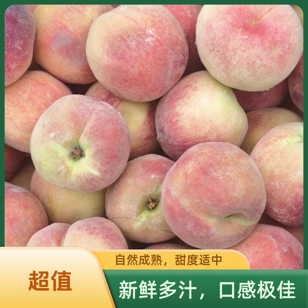 【京东顺丰随机】山西脆桃水蜜桃硬吃脆爽软吃多汁新鲜采摘当季水果