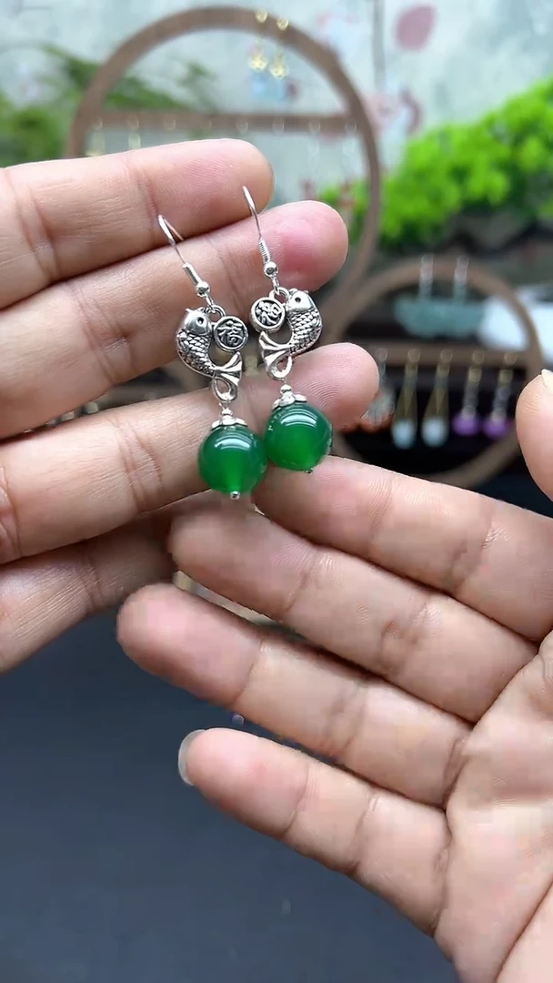 未镶嵌耳饰玛瑙/玉髓318