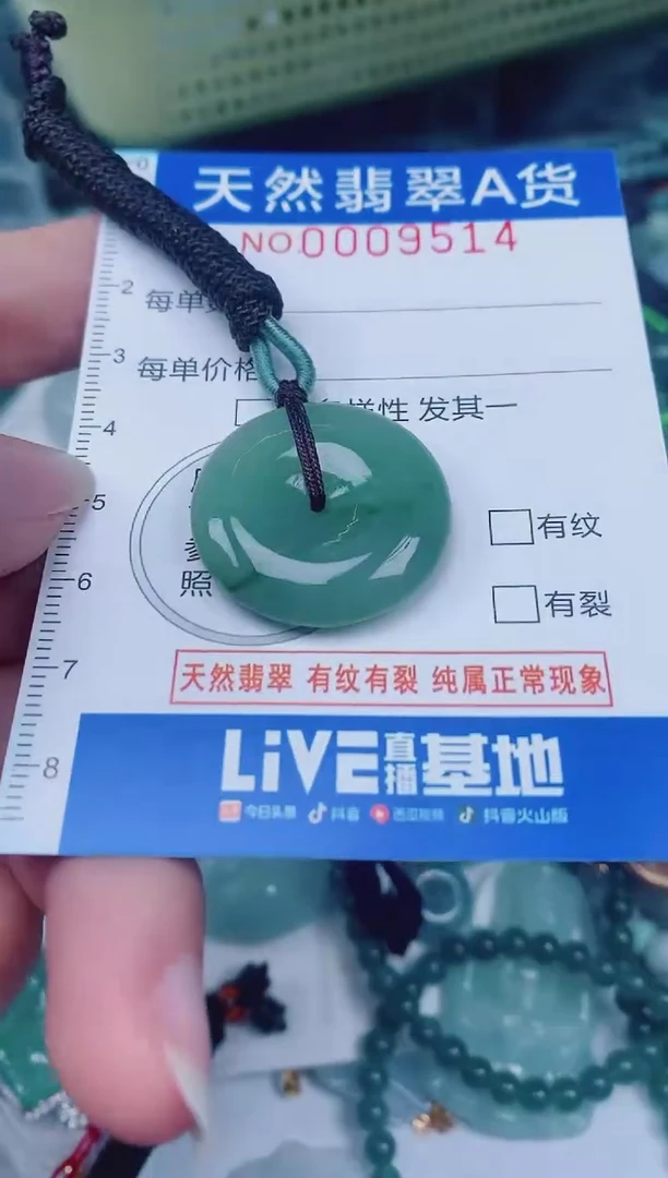 颈饰未镶嵌翡翠00009514