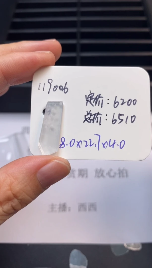 吊坠(不含链)未镶嵌翡翠119006