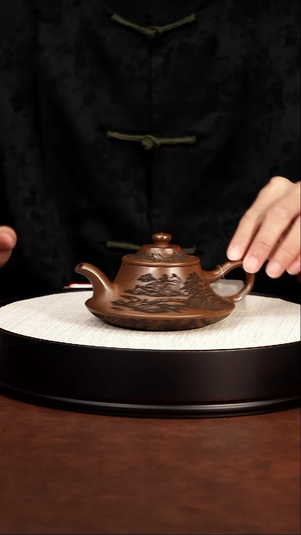 茶杯紫砂云炉 明朝土 蒋琴 300cc