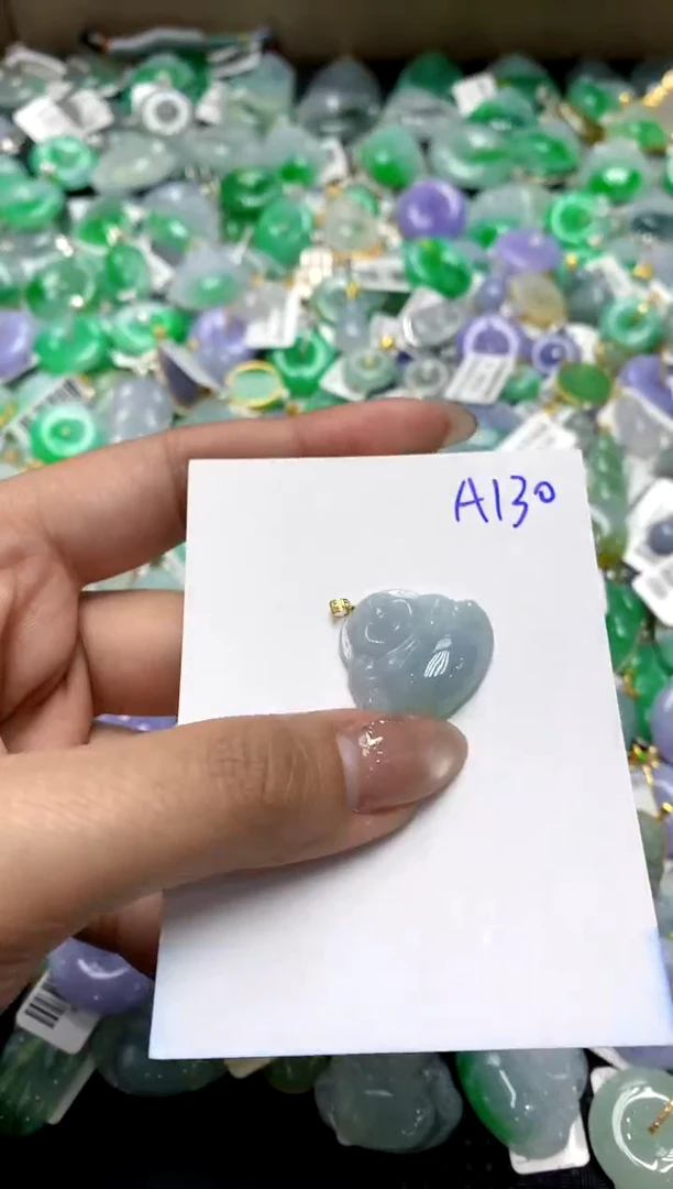 【闪购商品】翡翠颈饰18K金镶嵌11111111111111111