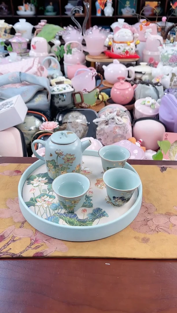 【闪购商品】瓷片茶具：库存仅剩1件