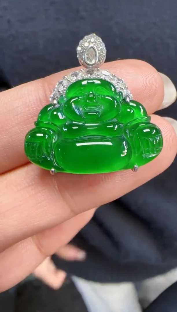 未镶嵌定制翡翠翡翠吊坠22