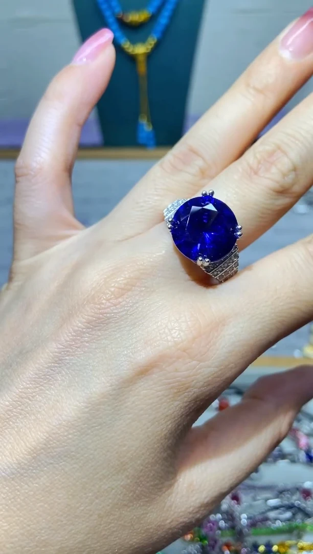 银S925镶嵌耳饰紫晶1